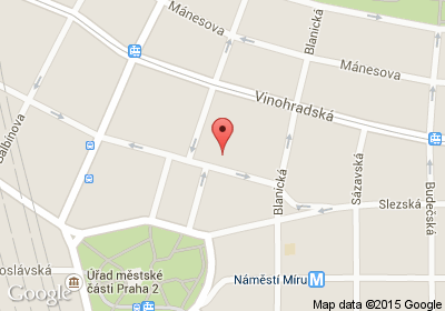 mapa - Římská 41, Praha 2