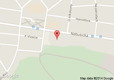 mapa - Nebušická 93, Praha 6