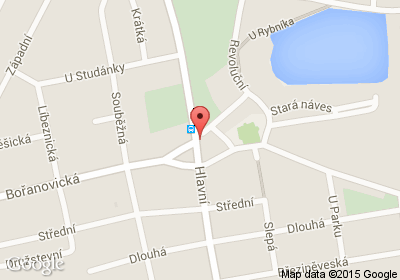 mapa - Revoluční 327, Hovorčovice